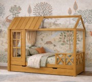 Детская кровать-лесной домик Детская кровать-лесной домик