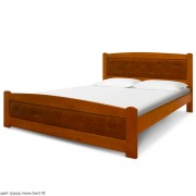 Кровать Березка в коже