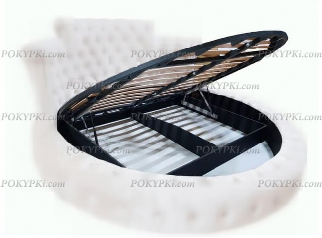 Круглая кровать 2-с подъемным механизмом