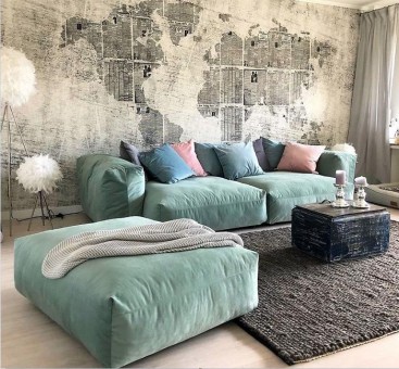 Модульный диван Фиджи 2-х секционный большой и глубокий Модульный диван Фиджи 2-х секционный большой и глубокий