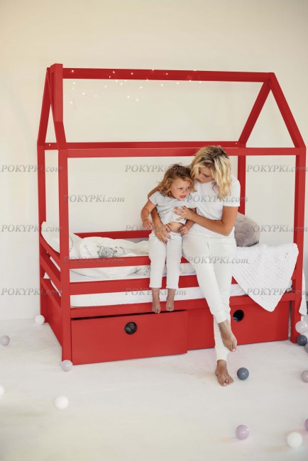 Кровать детская Дрима BOX-красная Кровать детская Дрима BOX-красная