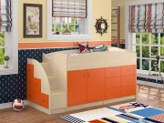 Кровать чердак со шкафом Дюймовочка 4