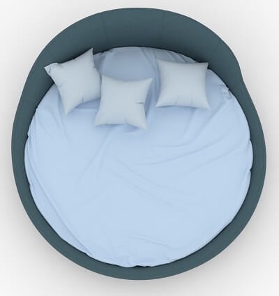 Круглая кровать Эшли Круглая кровать Эшли