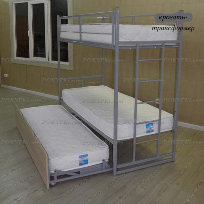 Двухъярусная кровать-трансформер с нырком Двухъярусная кровать-трансформер с нырком