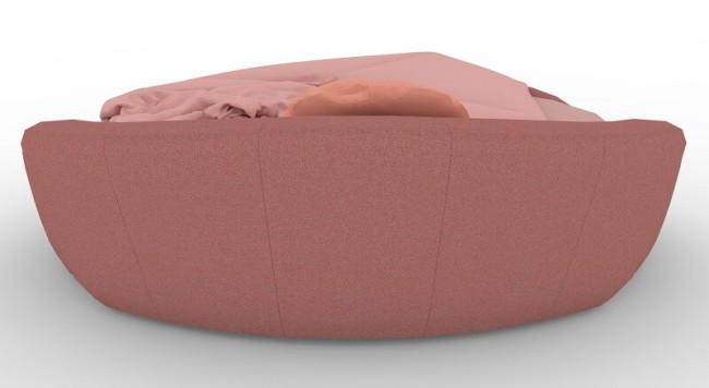 Круглая двуспальная кровать Шарлотта