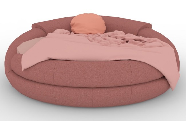 Круглая двуспальная кровать Шарлотта