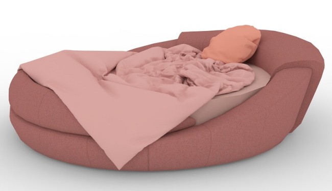 Круглая двуспальная кровать Шарлотта