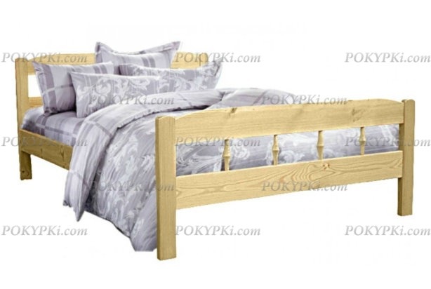 Кровать Бюджет 1-из массива сосны Кровать Бюджет 1-из массива сосны