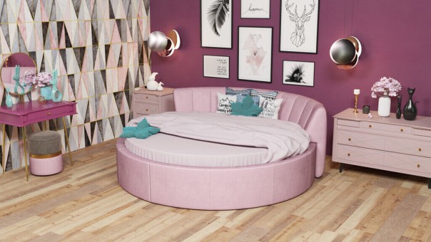 Круглая кровать Эллара