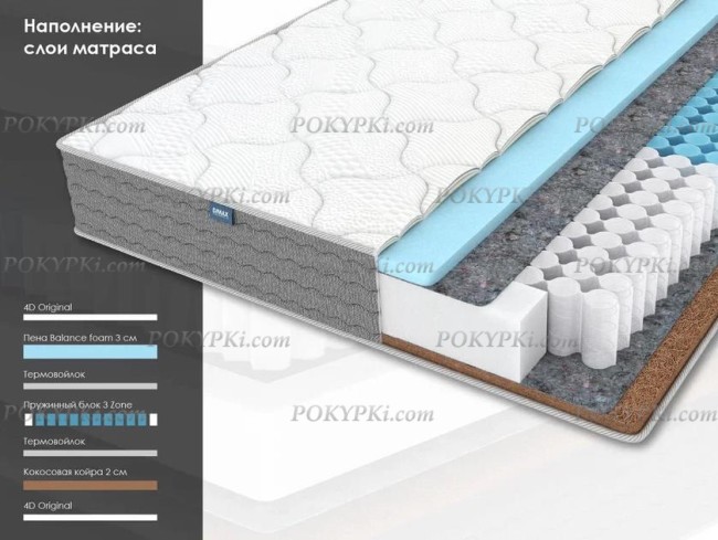 Матрас Dimax Ок Базис Хард Матрас Dimax Ок Базис Хард