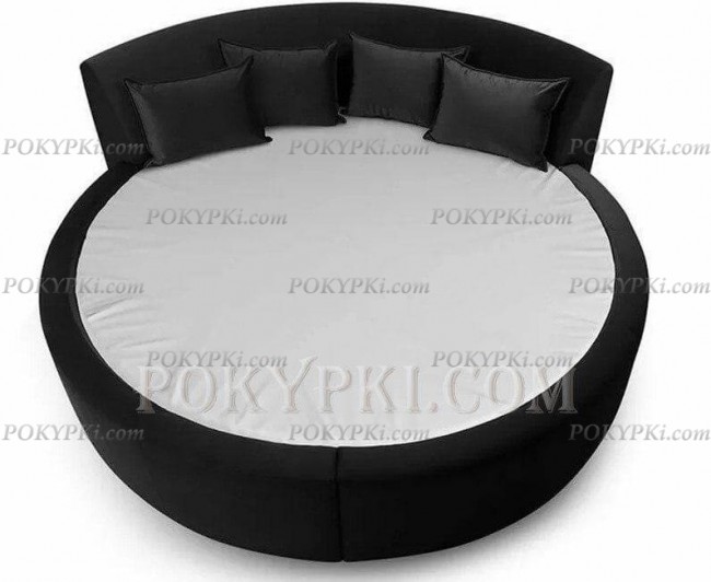 Круглая кровать Индира с матрасом