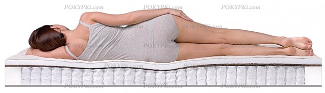 Среднежесткий матрас