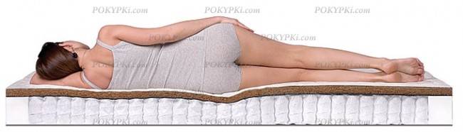 Жесткий односторонний матрас с независимыми пружинами.