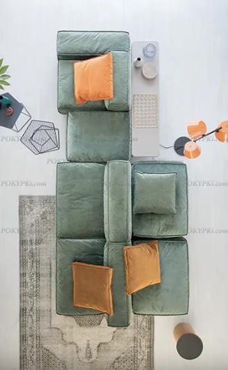 Диван Карибы трехсекционный Диван Карибы трехсекционный