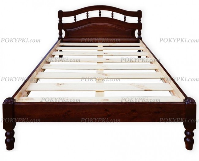 Кровать Хельга 2 цвет махагон с подматрасниками Кровать Хельга 2 цвет махагон с подматрасниками