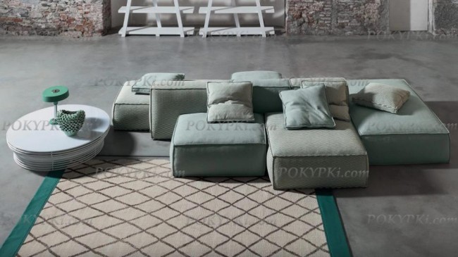 Модульный диван с оттоманкой Карибы Модульный диван с оттоманкой Карибы