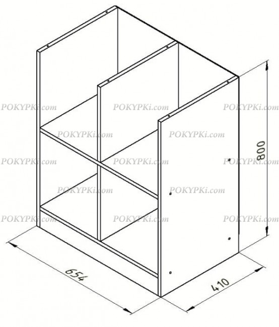 Кровать чердак со шкафом Дюймовочка 5.4 Кровать чердак со шкафом Дюймовочка 5.4