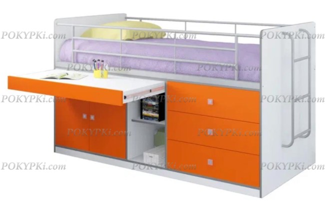 Кровать чердак с рабочей зоной Дюймовочка 6 Кровать чердак с рабочей зоной Дюймовочка 6