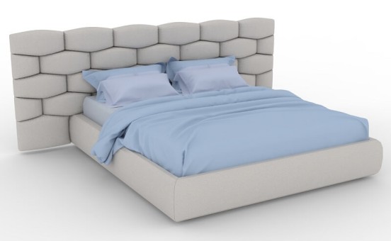 Кровать с мягкой спинкой Амели Люкс Кровать с мягкой спинкой Амели Люкс