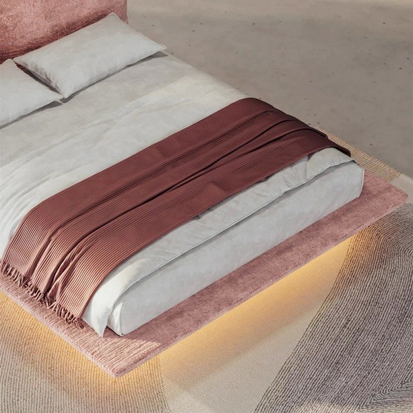 Парящая кровать с подсветкой Testiera Fly 26 Парящая кровать с подсветкой Testiera Fly 26