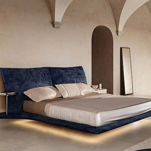 Парящая кровать с подсветкой Testiera Fly 26 Парящая кровать с подсветкой Testiera Fly 26