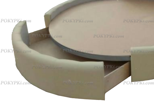 Кровать Колизей выкатной ящик для круглой кровати