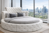 Кровать круглая Колизей в мягкой обивке Кровать круглая Колизей в мягкой обивке