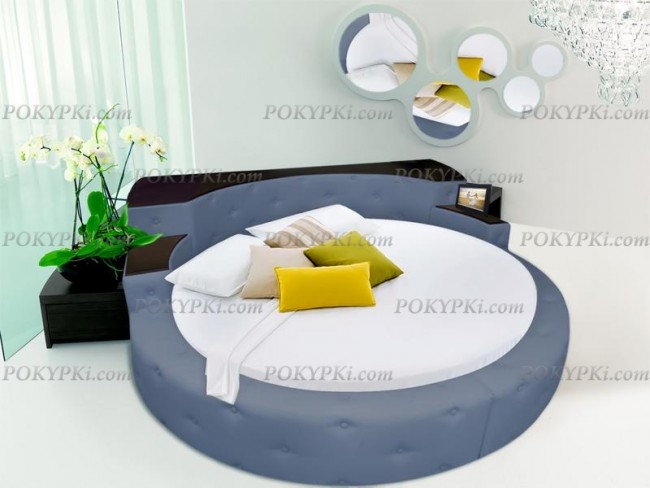 Круглая кровать «Каравелла 2» (прямая стена) Круглая кровать «Каравелла 2» (прямая стена)
