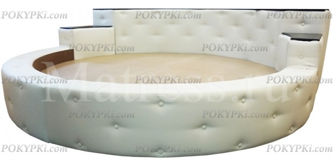 Кровать Каравелла 2 в белой обивке Кровать Каравелла 2 в белой обивке