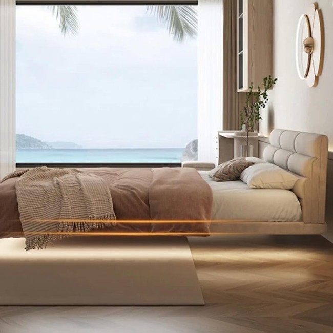 Парящая кровать с подсветкой Testiera Fly 31 Парящая кровать с подсветкой Testiera Fly 31