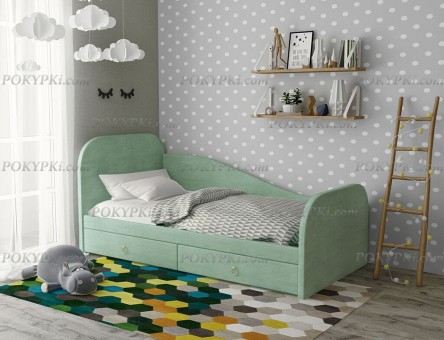 Кровать подростковая с тремя спинками Алиса Кровать подростковая с тремя спинками Алиса