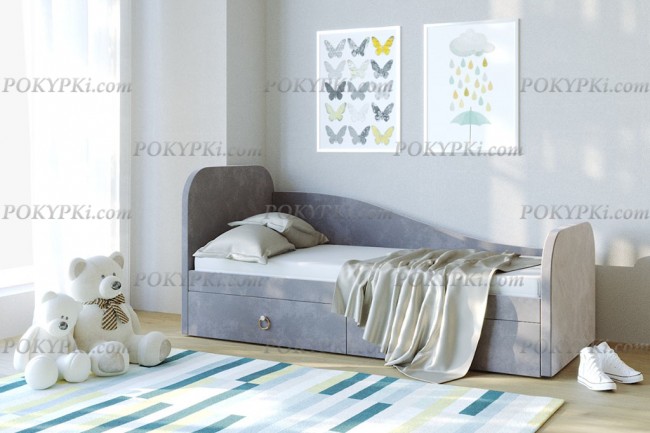 Кровать подростковая с тремя спинками Алиса Кровать подростковая с тремя спинками Алиса