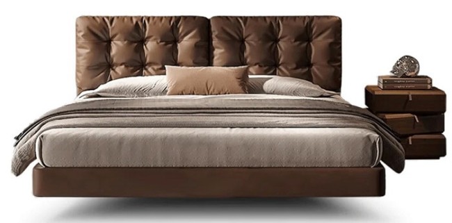 Парящая кровать с подсветкой Testiera Fly 36