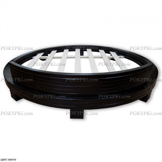 Круглая кровать из массива Абсолют