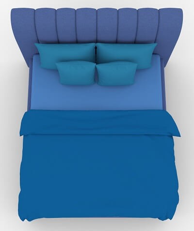 Кровать с мягкой спинкой Эмма