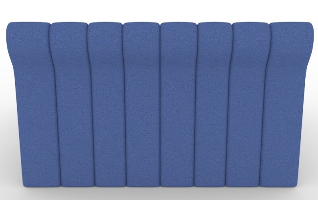 Кровать с мягкой спинкой Эмма