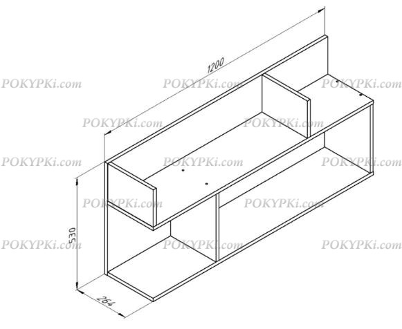 Навесная полка Дельта 17.1