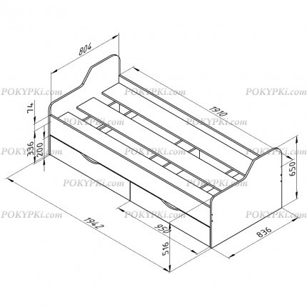 Модульная детская комната Дельта 1