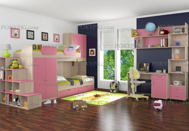 Модульная детская комната Дельта 1