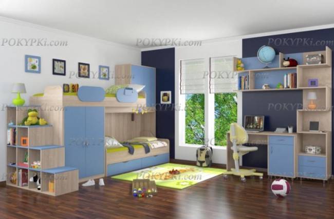 Модульная детская комната Дельта 1
