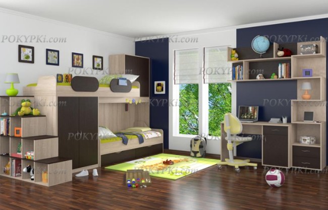 Модульная детская комната Дельта 1