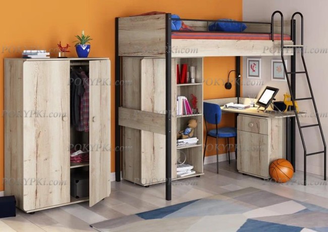 Шкаф для одежды Дельта Лофт 13.01 для одежды