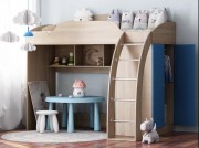 Кровать чердак со шкафом Соня 1 верхняя