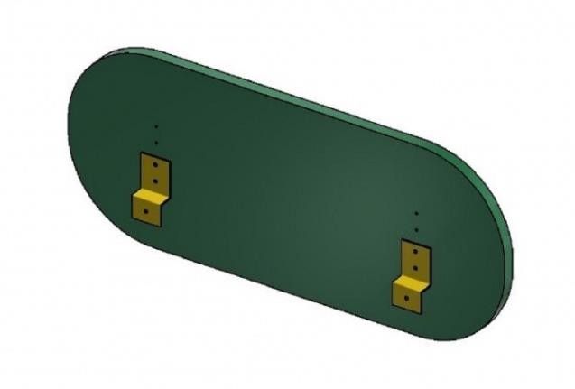 Ограждение 1. Ширина: 60 см;
Высота:25 см; Глубина	4 см.