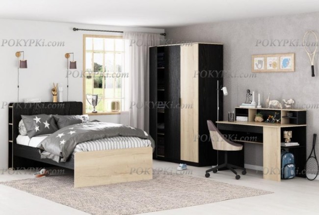 Стол письменный Дельта Лофт 15.11 Black Стол письменный Дельта Лофт 15.11 Black