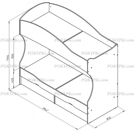 Модульная детская комната Дельта 4