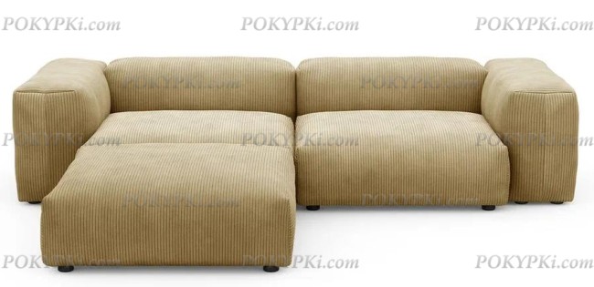 Модульный диван с оттоманкой Фиджи