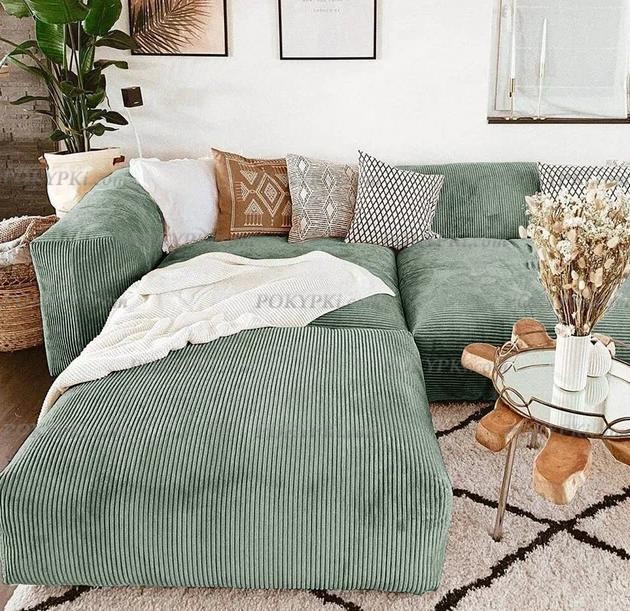 Модульный диван с оттоманкой Фиджи