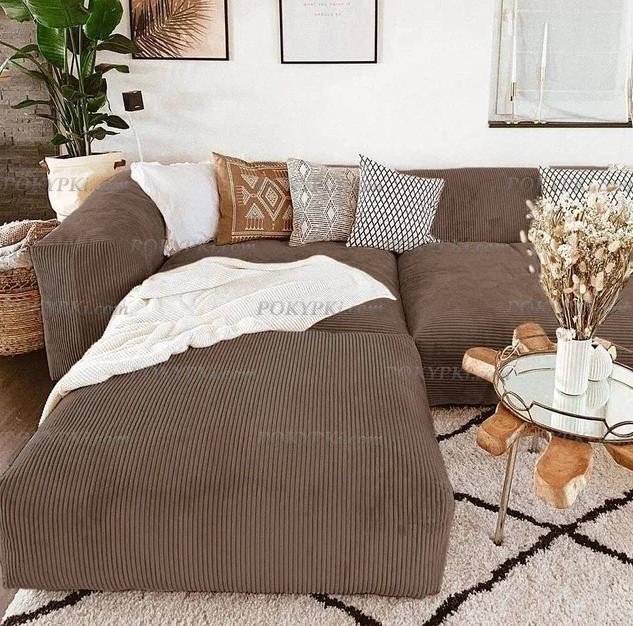 Модульный диван с оттоманкой Фиджи