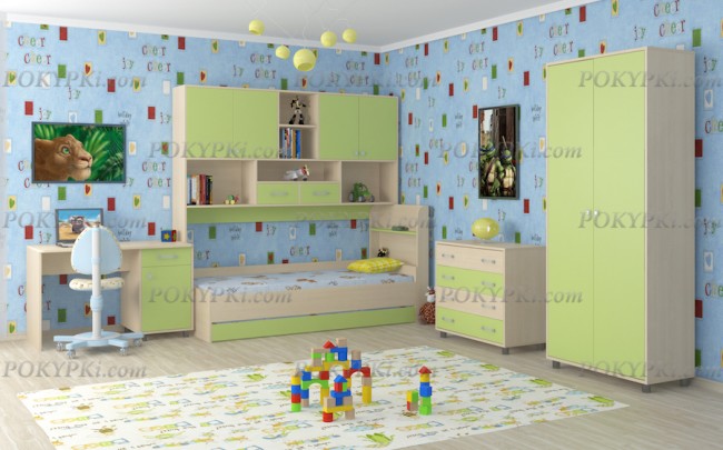 Модульная детская комната Дельта 8